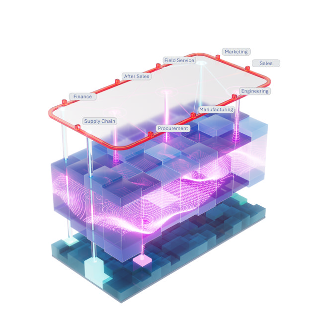 Illustration of the digital common thread and 9A Elevate