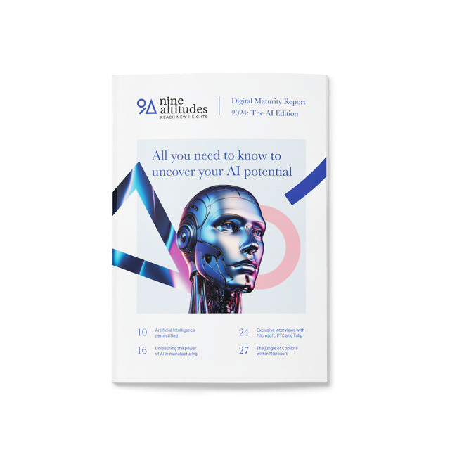 Digital Maturity Report 2024: The AI edition cover